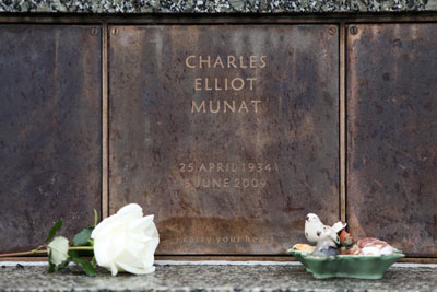 The final resting place of Chuck Munat